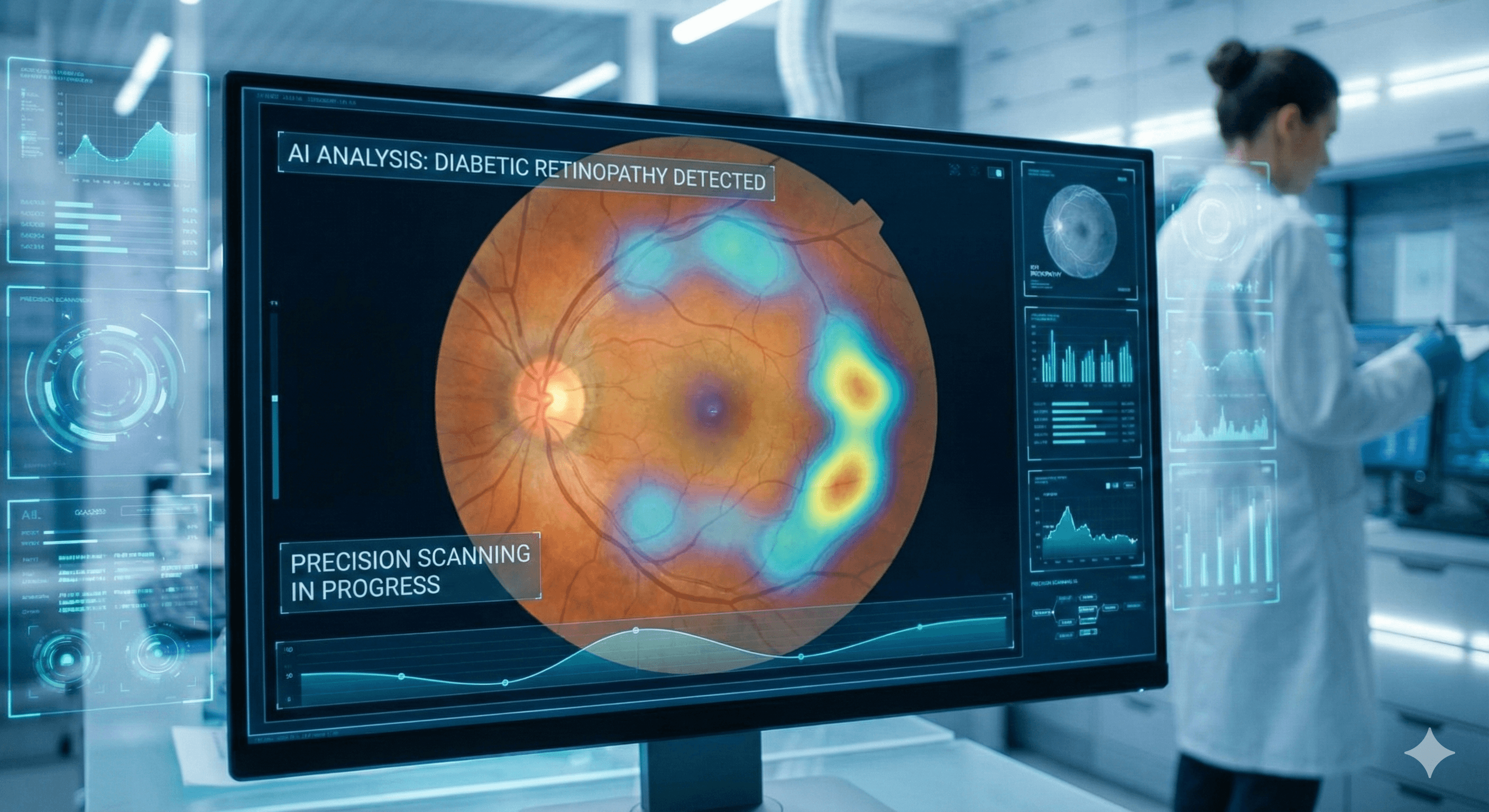 Medical imaging analysis of a brain scan